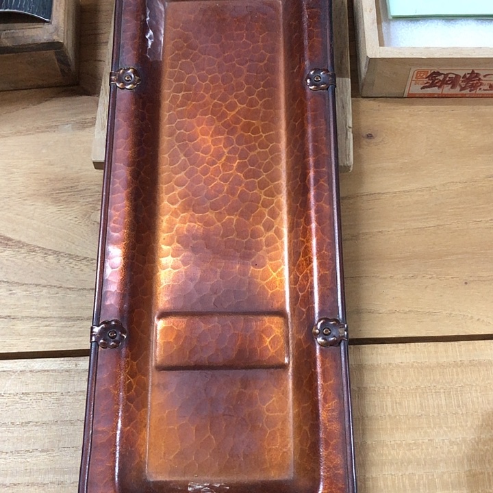 铜茶盘一一听雨堂严选