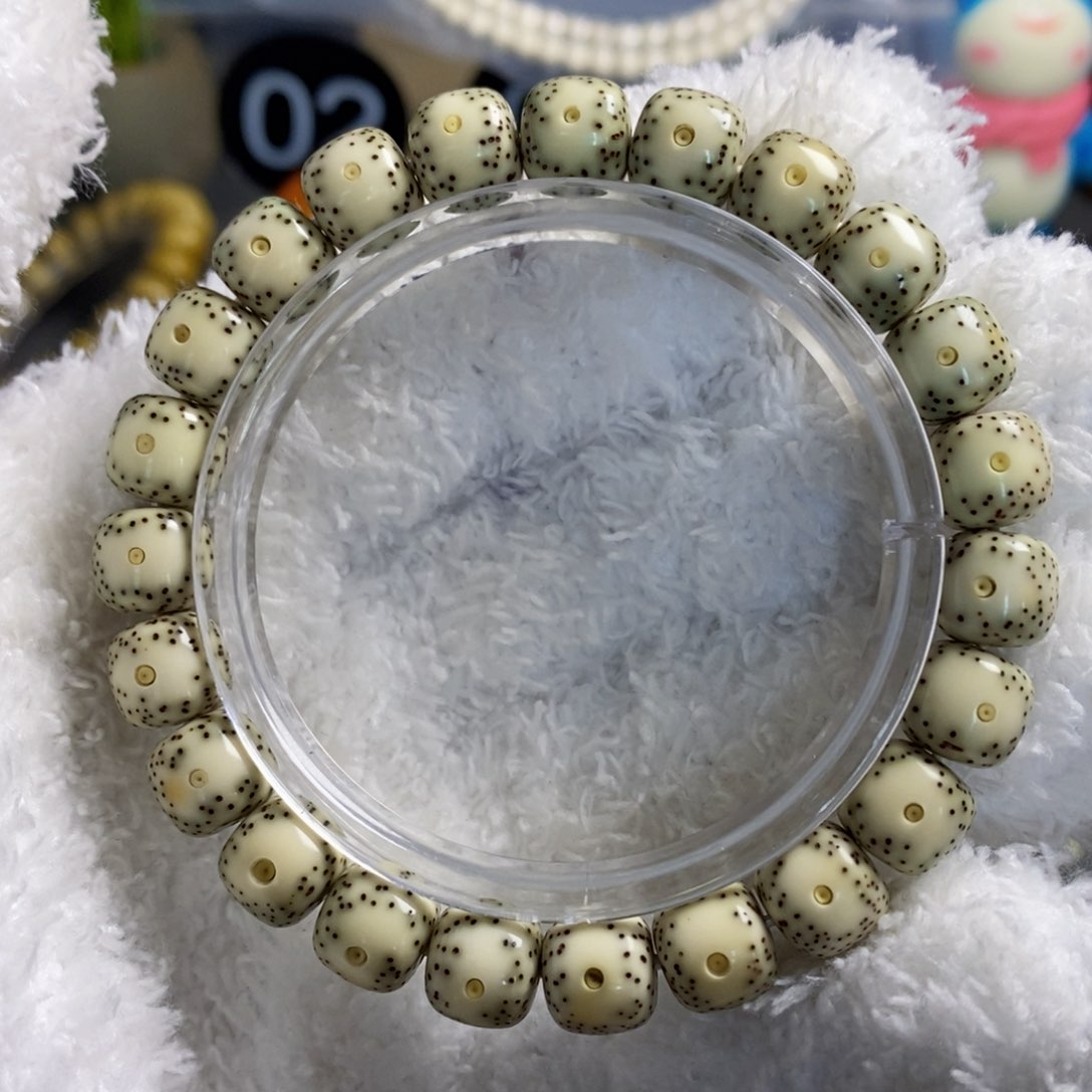 星月菩提手串火**子10同枝果青花大眼