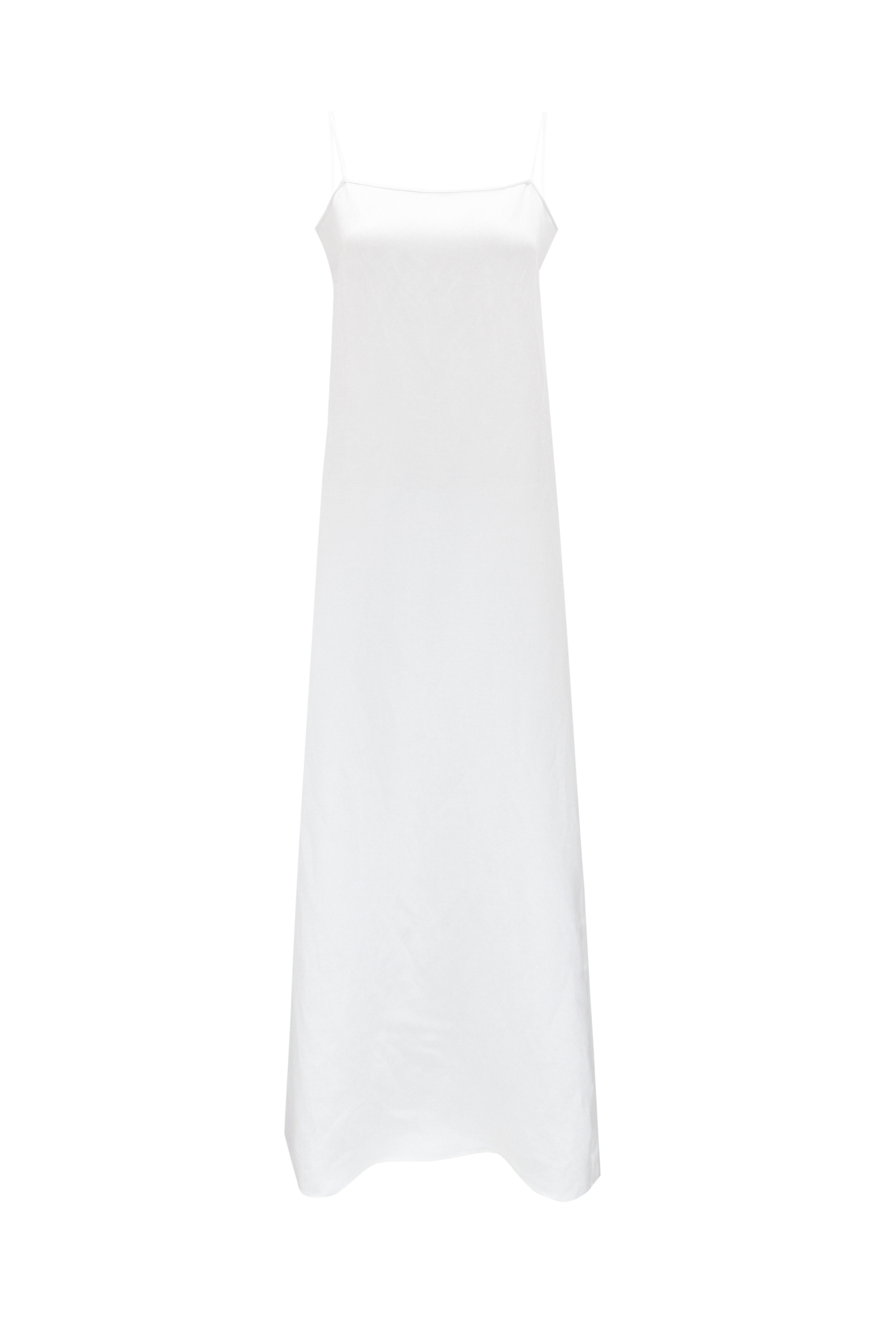 Messential L736白色吊带连衣裙