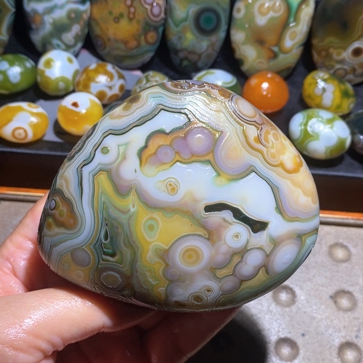 未镶嵌玛瑙/玉髓珠宝半成品