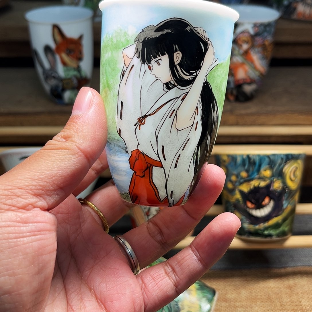 景德镇陶瓷手绘主人杯