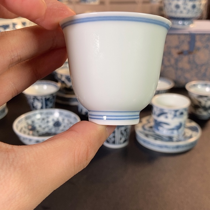 景德镇陶瓷素胎杯