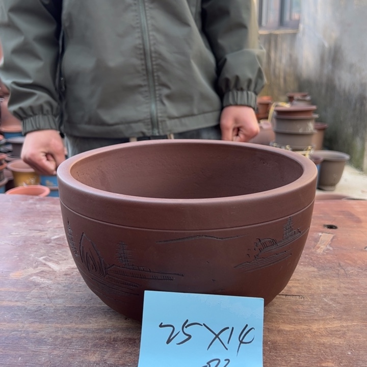 紫砂花盆紫砂花盆