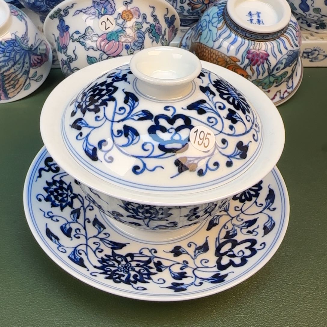 彦祖纯手工手绘茶具195