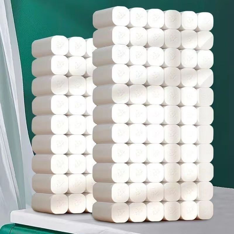 新疆包邮卫生纸卷纸家用实惠装整箱纸巾卫生间手纸厕纸