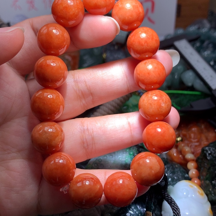 翡翠项链未镶嵌保真天然A货翡翠