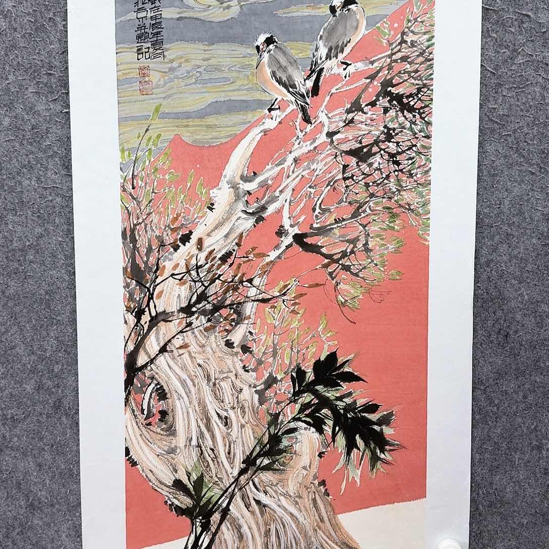 国画夏日必备一条围巾