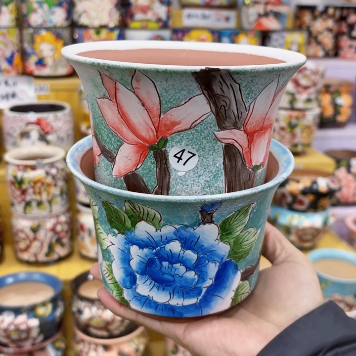 红陶内口13高10，2个