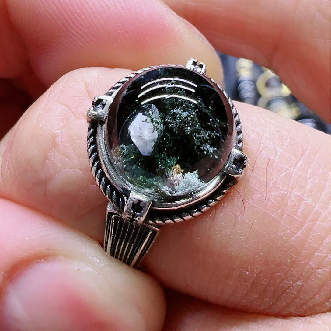 水晶戒指……银S925镶嵌