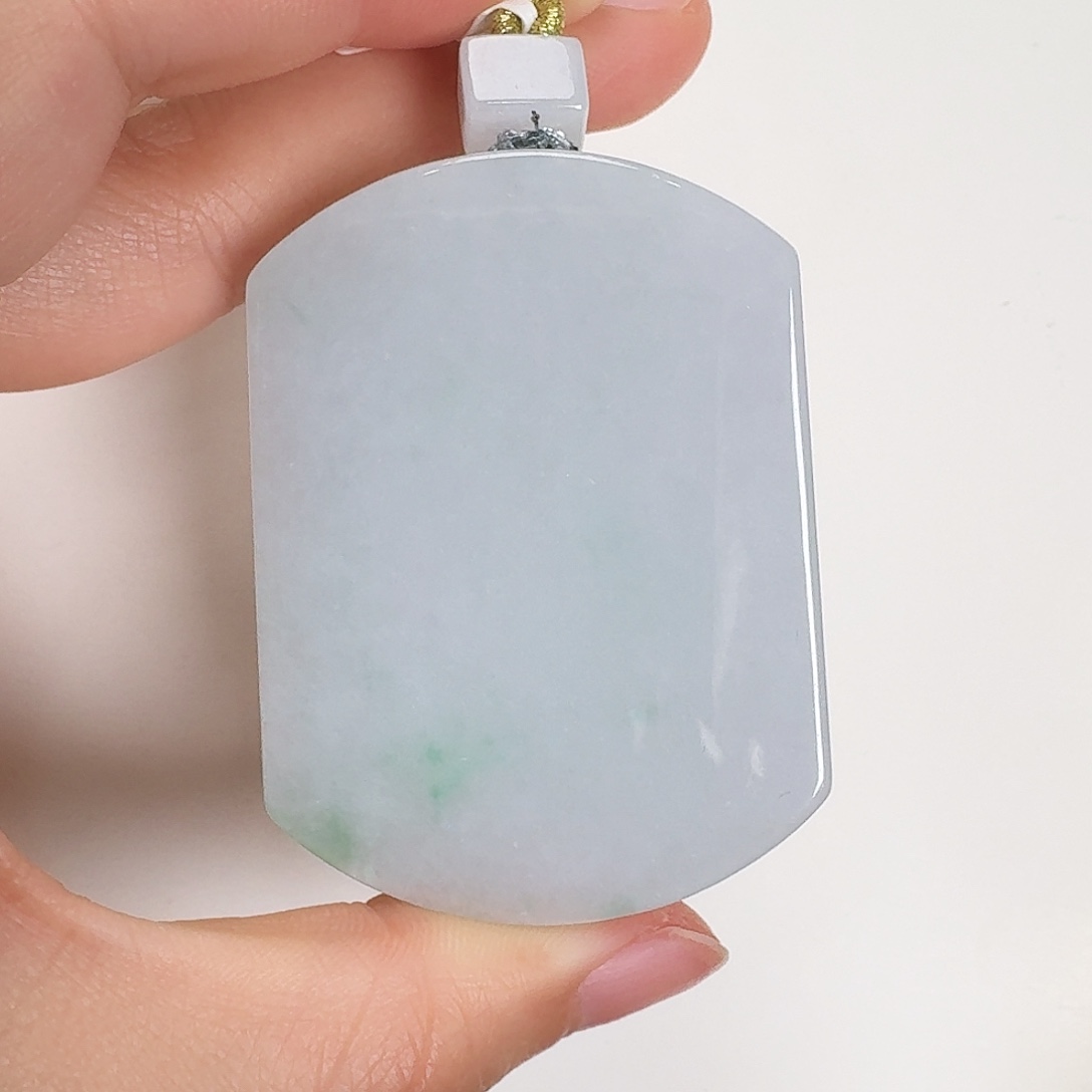 翡翠颈饰未镶嵌无事牌