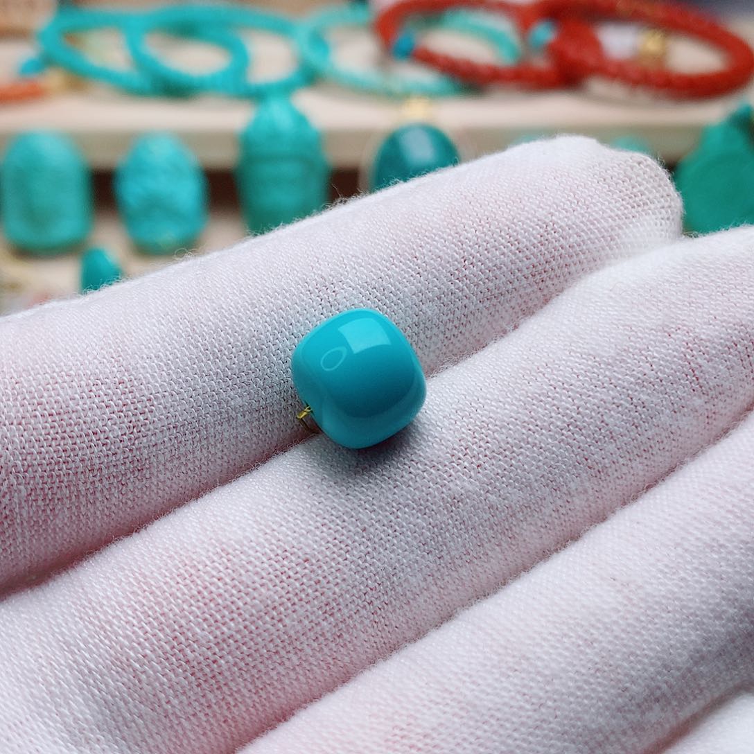 绿松石未镶嵌珠宝半成品1****q