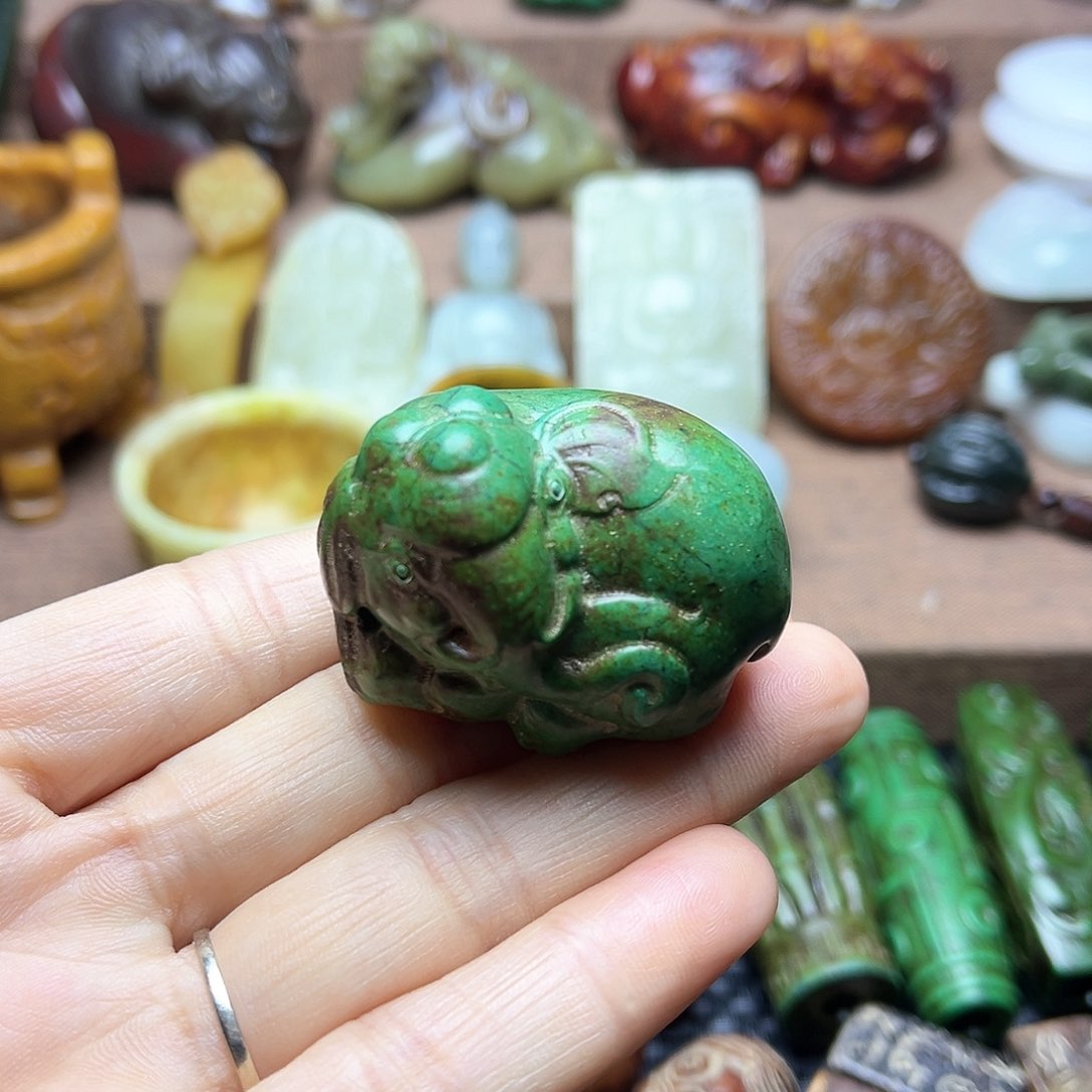 白玉菩提吊坠127。。