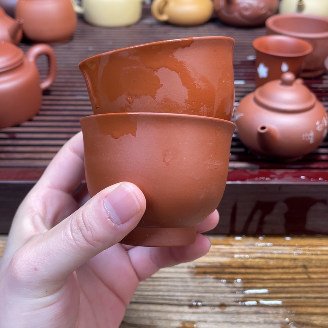 茶杯紫砂宜兴原矿