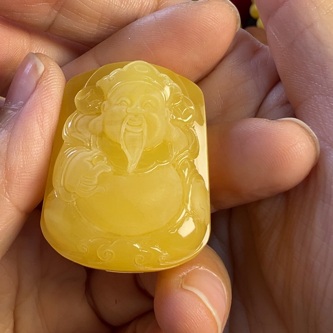 蜜蜡吊坠(不含链)未镶嵌