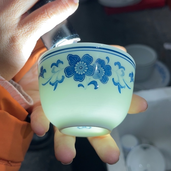 醴陵釉下高温瓷手绘80毫升