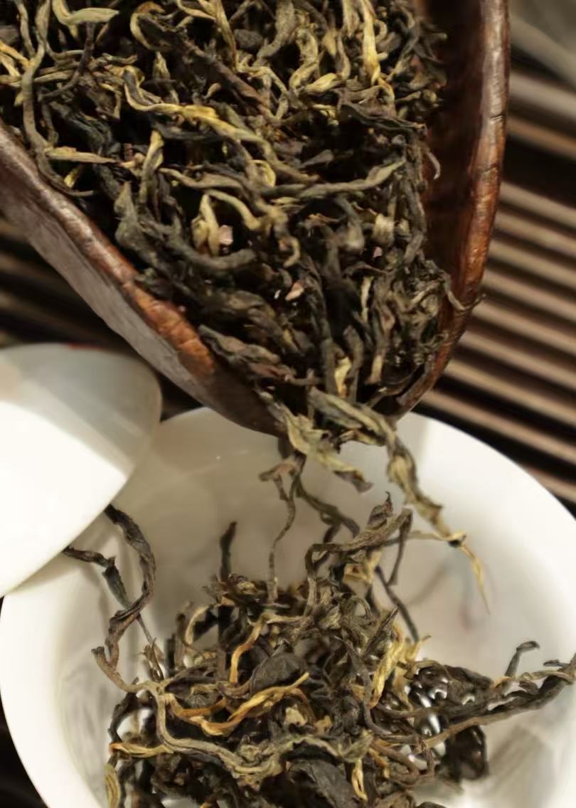 混采晒红散茶入口香甜薯香型高山红茶