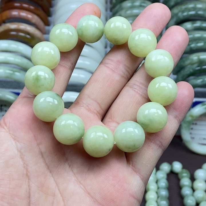 蛇纹石玉未镶嵌手链