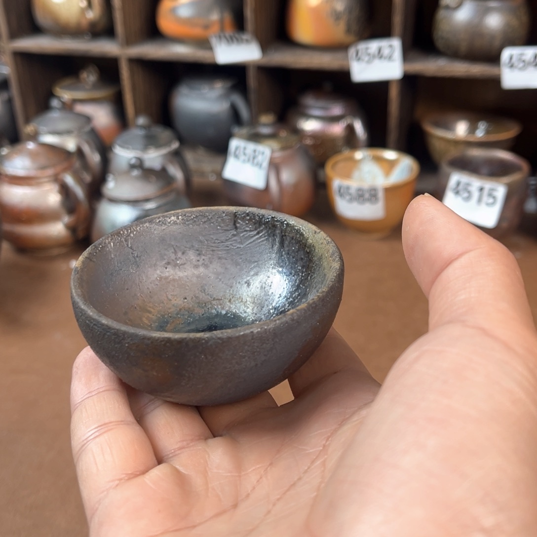 壶柴烧茶器主人杯