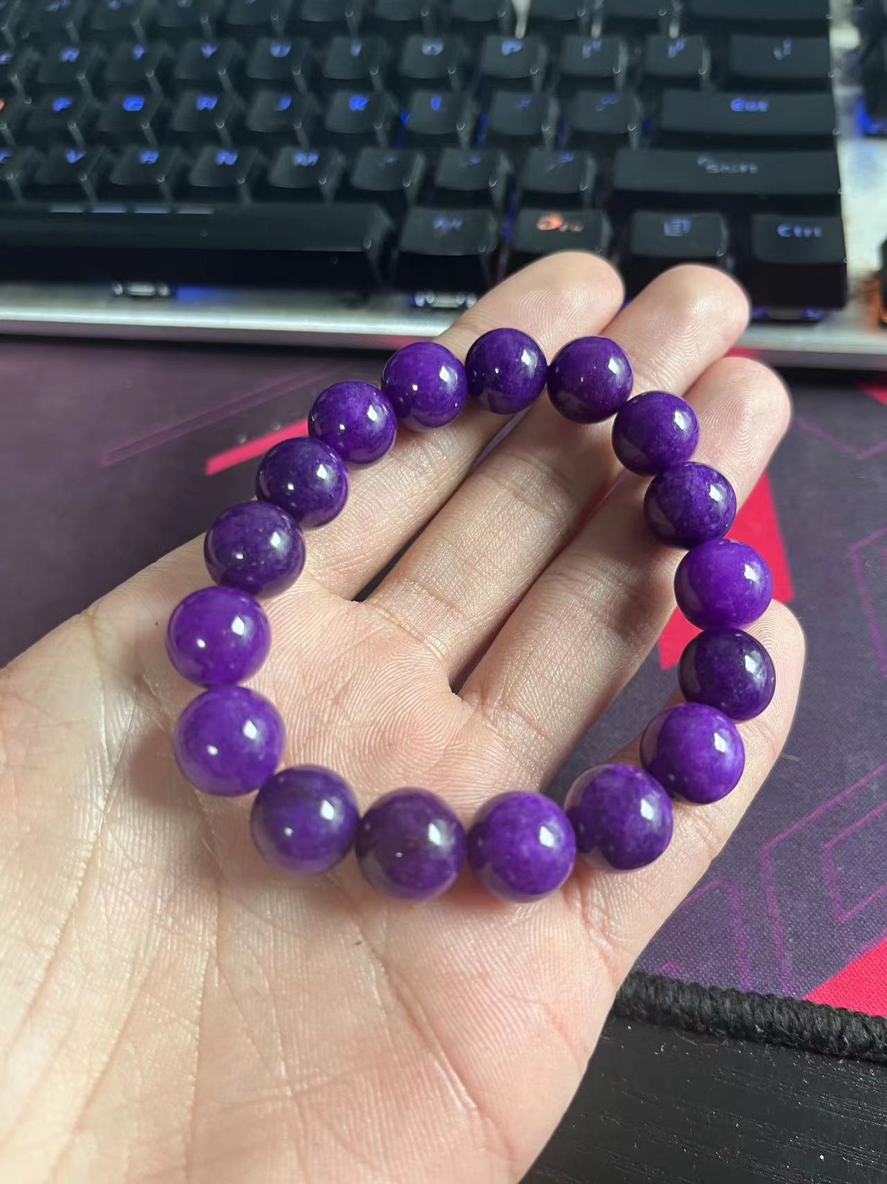 深紫舒12M手串时尚百搭女款-537SZ2806-5