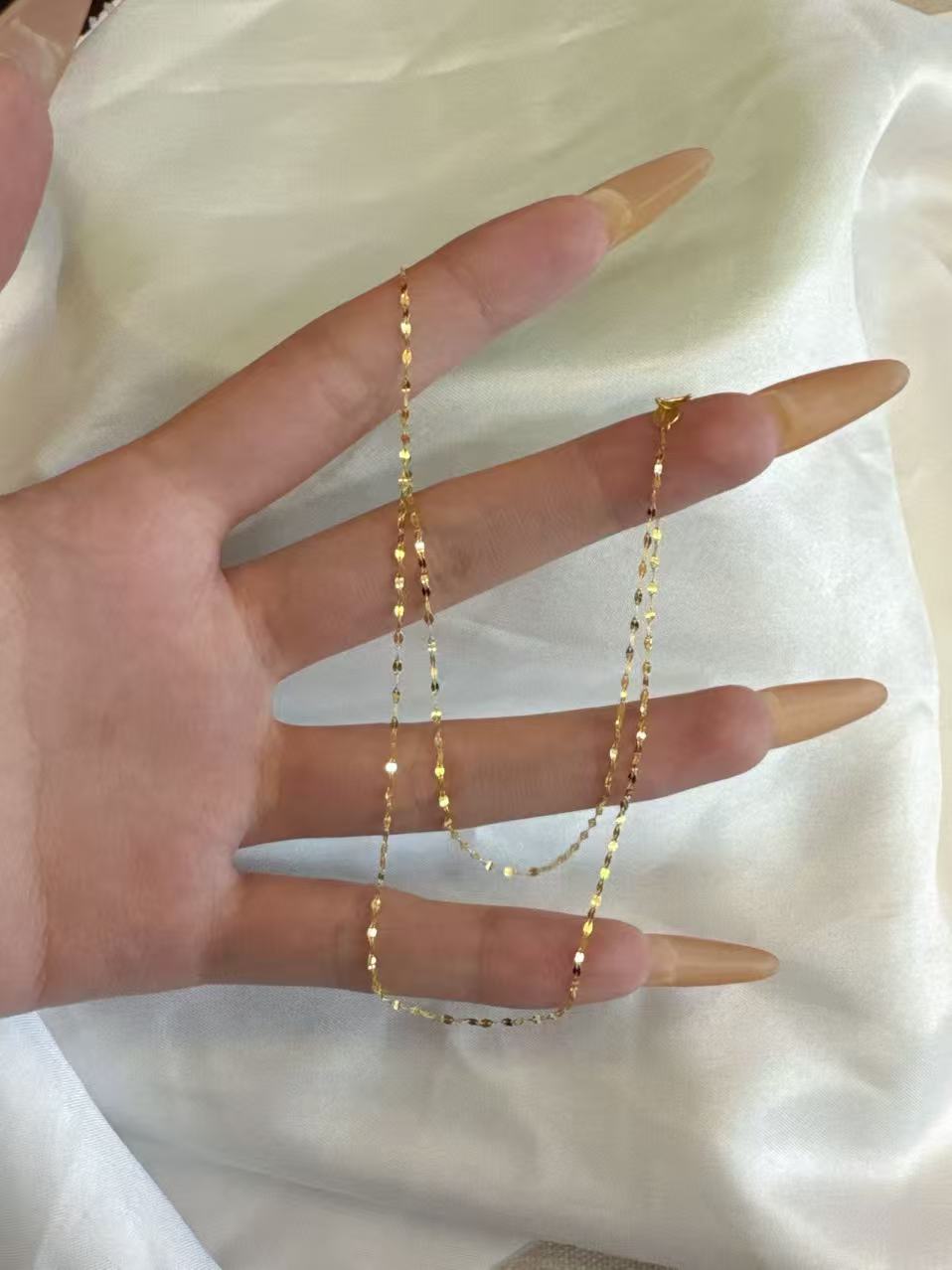 【足金999】鱼嘴链 5D工艺 时尚百搭