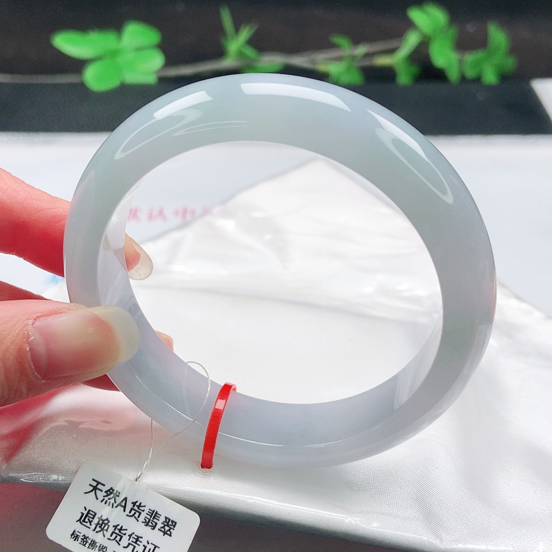 未镶嵌手镯翡翠58圈