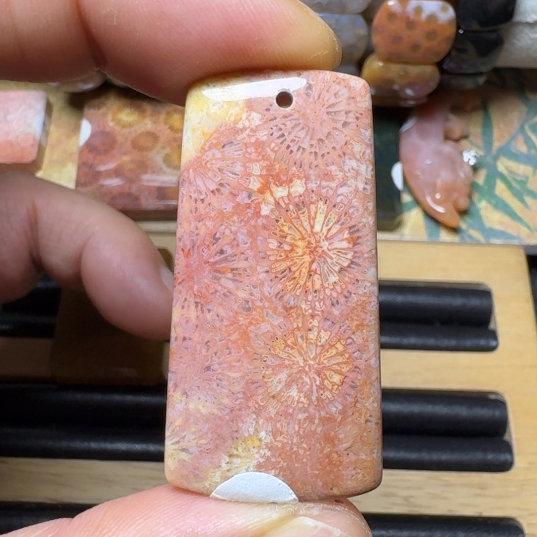 硅化玉纯天然有机玉石 保真色未镶嵌