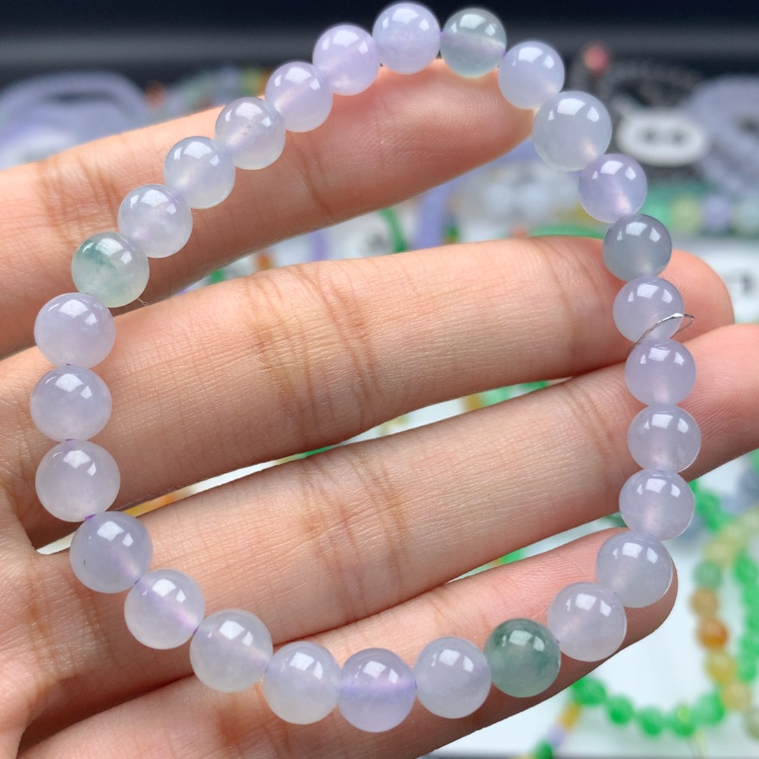 翡翠手链未镶嵌卡