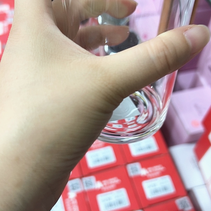 水晶玻璃盖子款牛奶果汁饮料咖啡4454459913