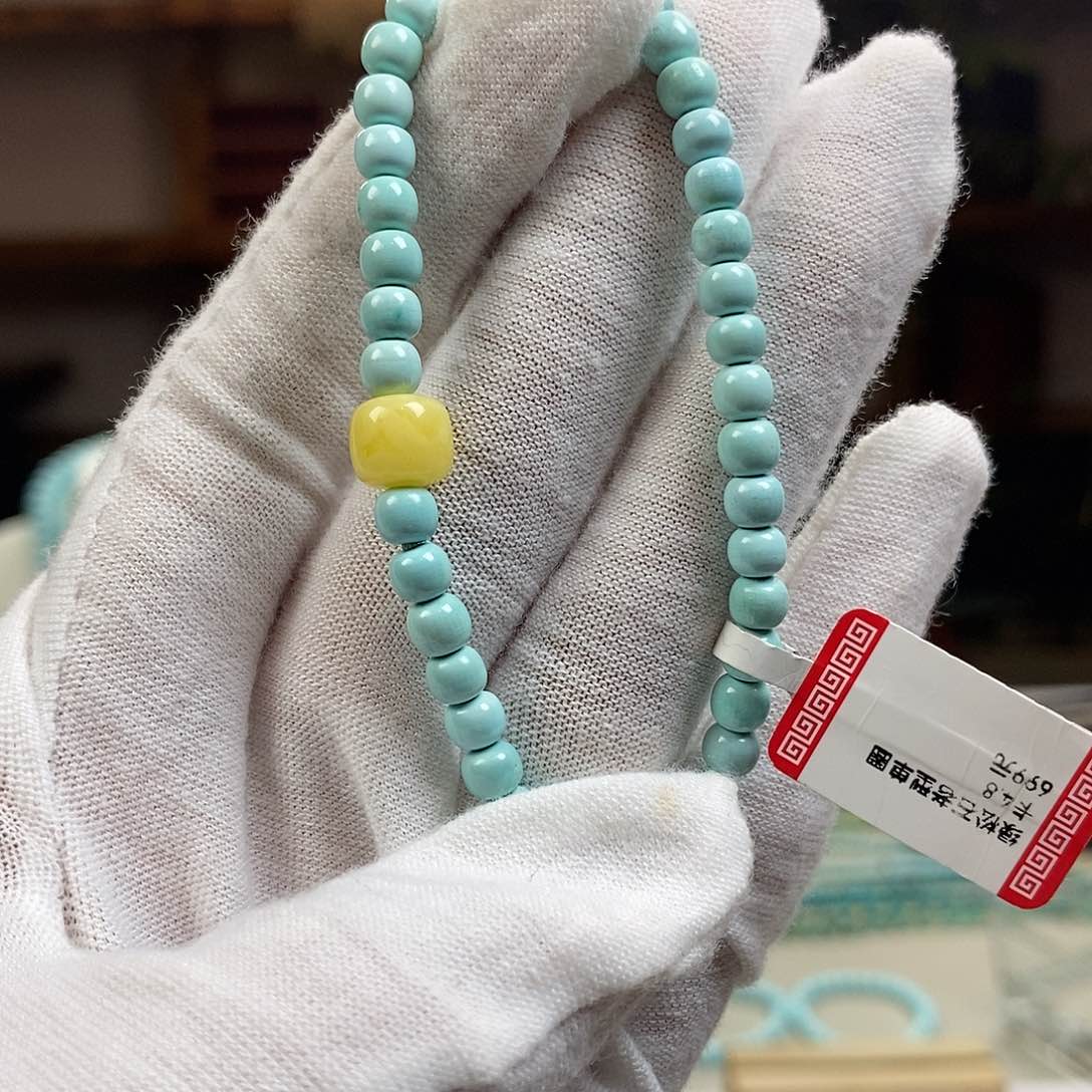 绿松石A15老型单圈卡4.8未镶嵌