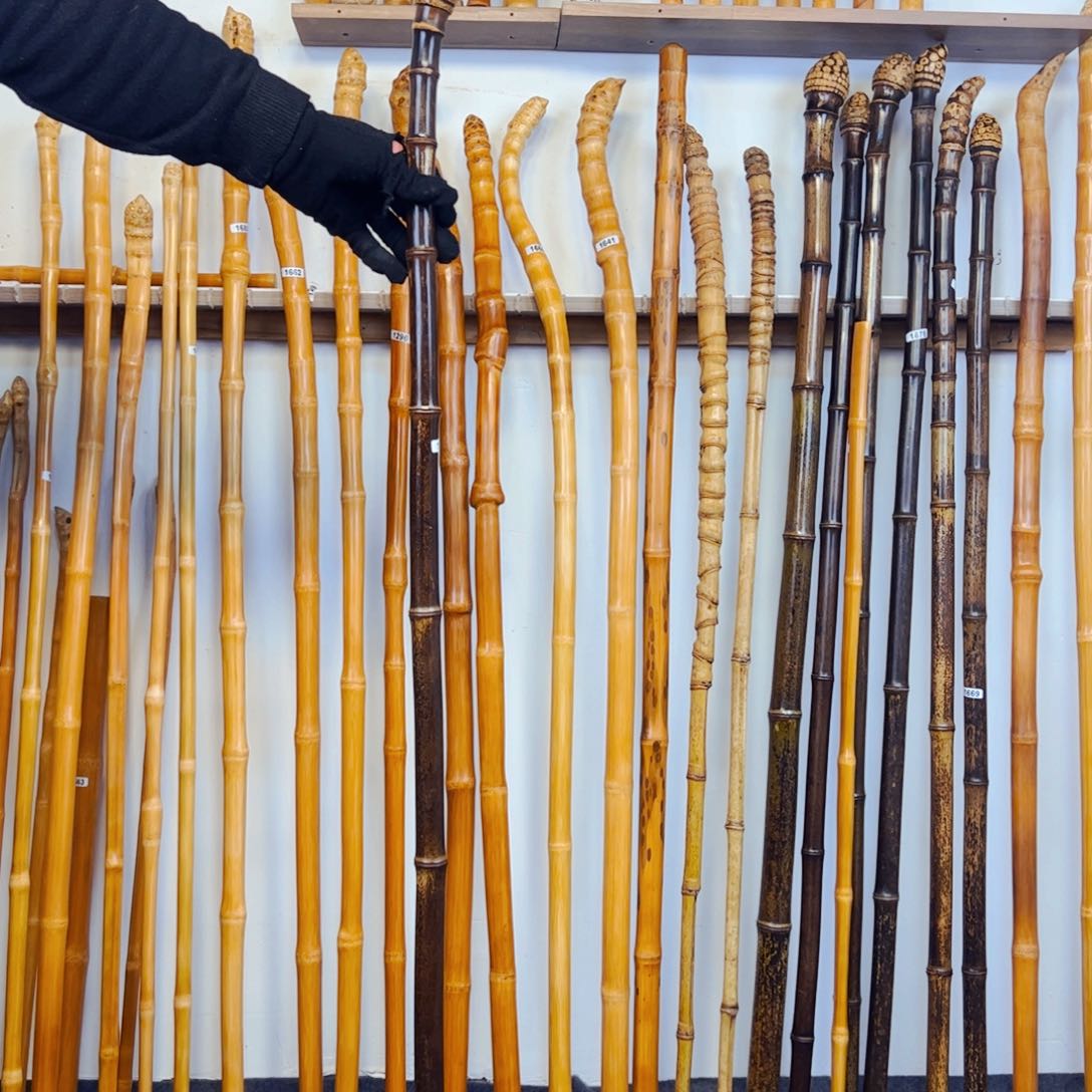 1667紫竹杖登山杖手持拐棍