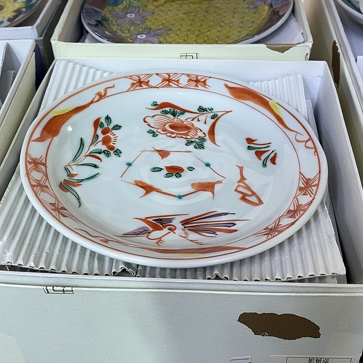 摆件进口瓷器九谷