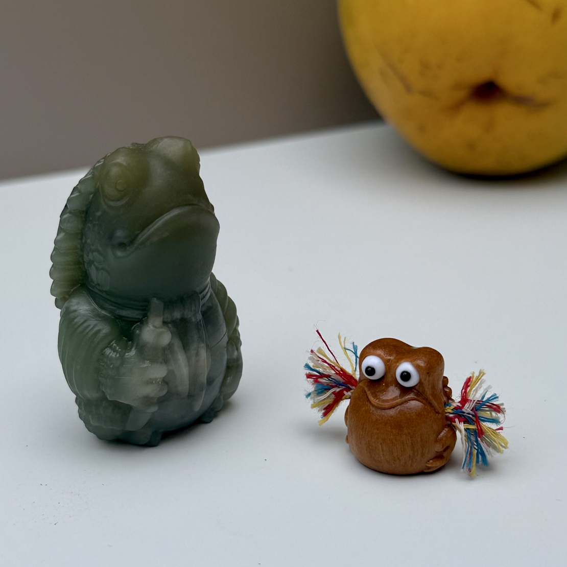 和田玉创意个性款侠蛙