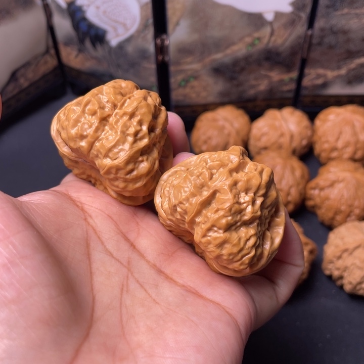 文玩核桃把件40蛤蟆头