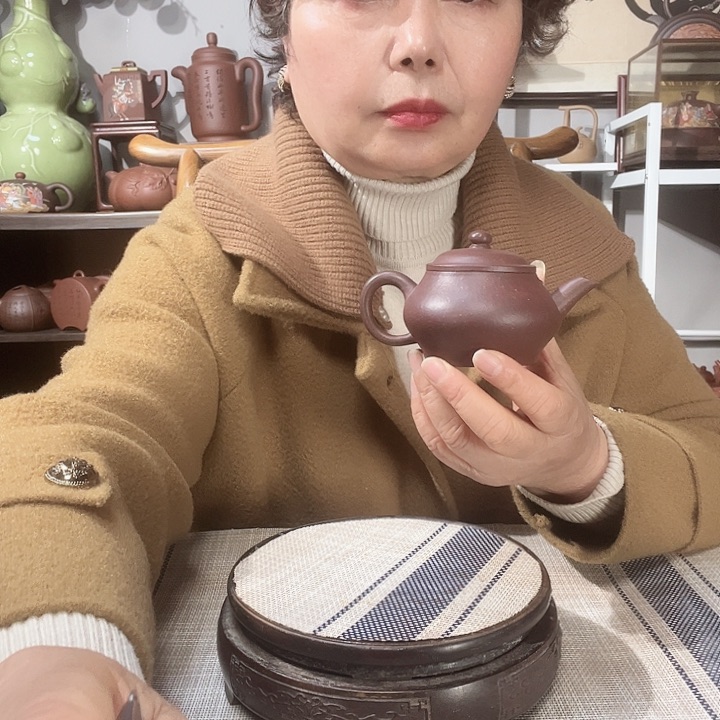 红泥茶壶原矿紫砂壶