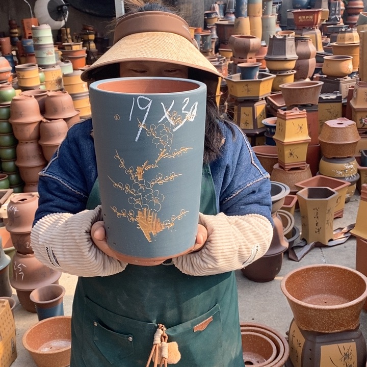 紫砂花盆盆栽花卉苗木种植