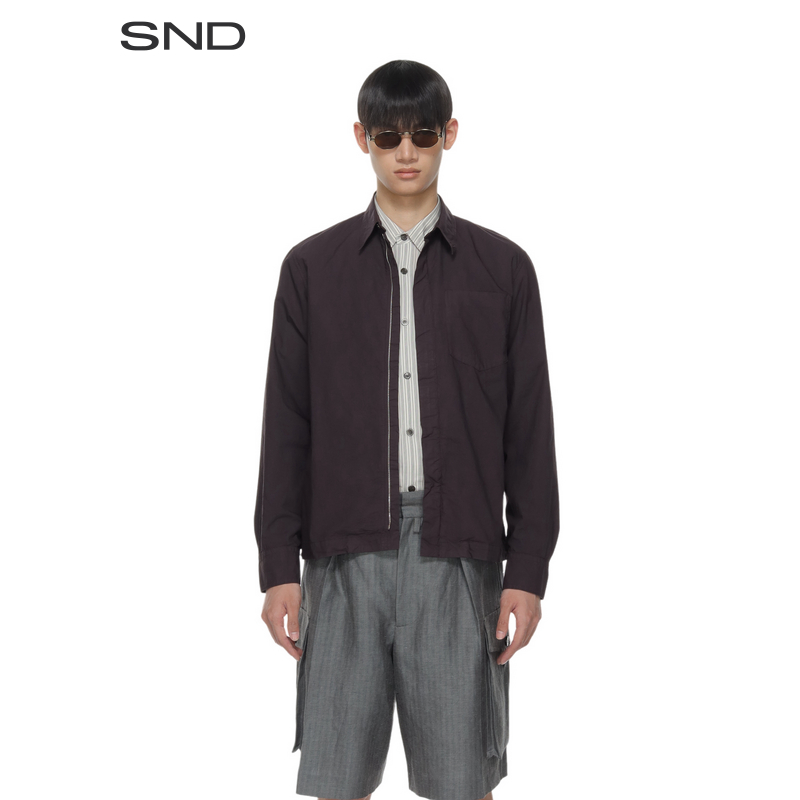 【DVN设计师品牌】SND SS25 简约长袖衬衫