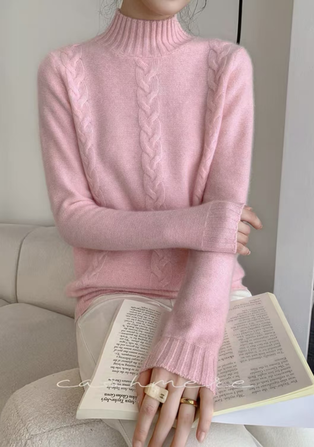 常规款羊绒冬季短款针织长袖半高领加厚百搭（直播链接请勿直接拍）