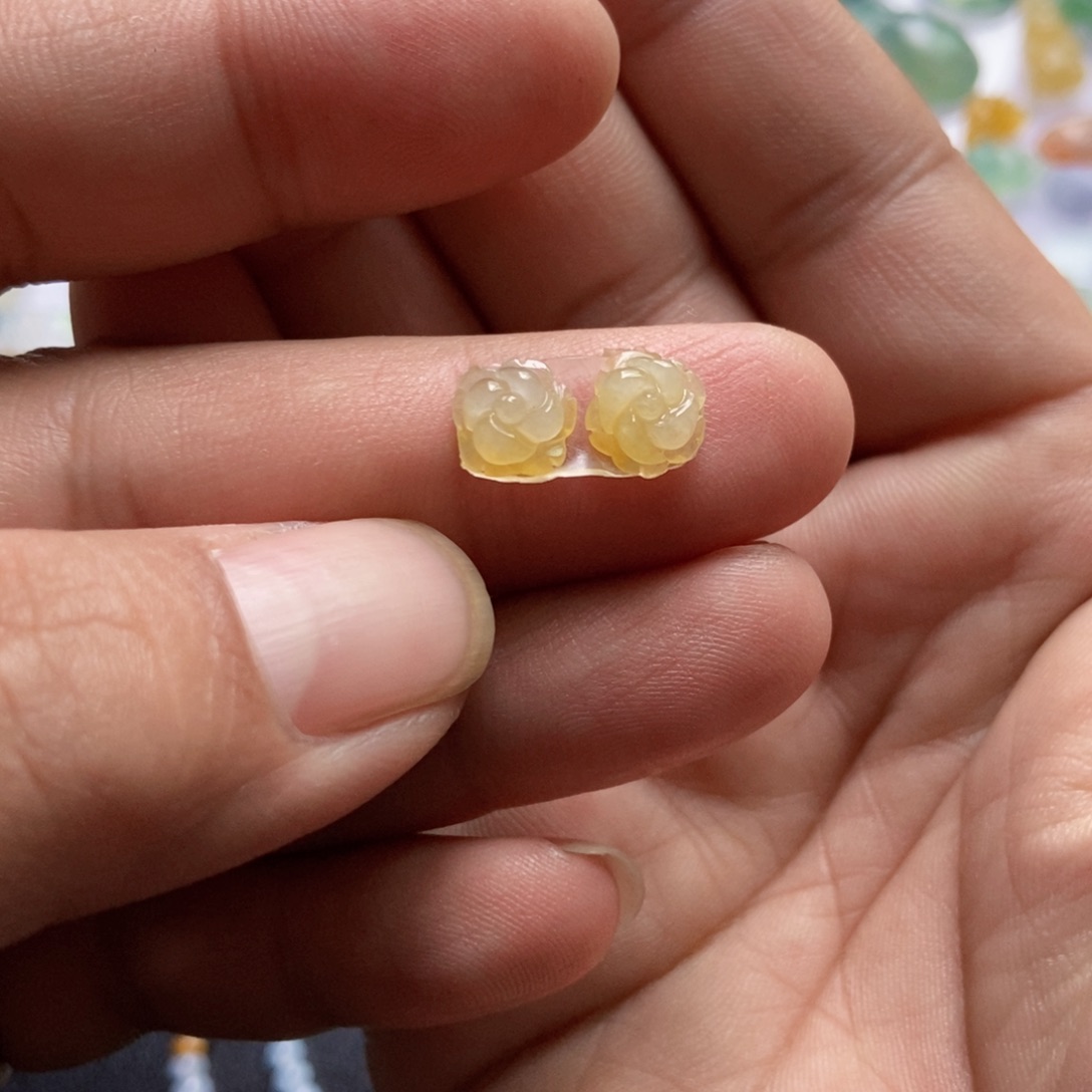 散珠翡翠天然翡翠花花