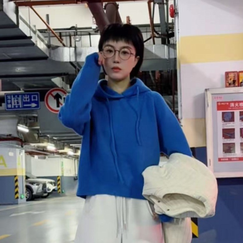 连帽帽衫针织衫长袖秋冬轻奢时尚毛衣上衣套头毛衫