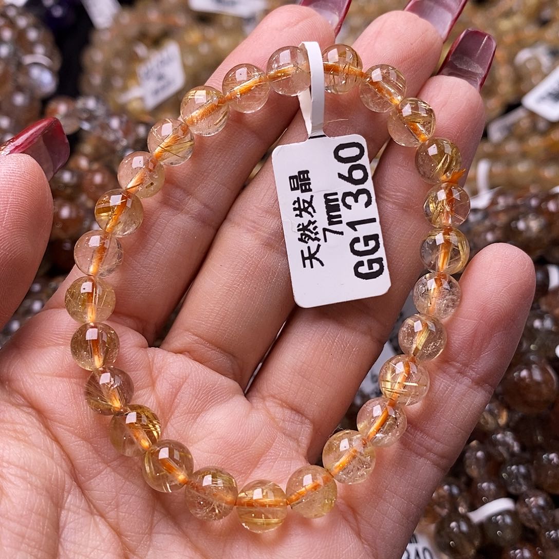水晶手链未镶嵌水