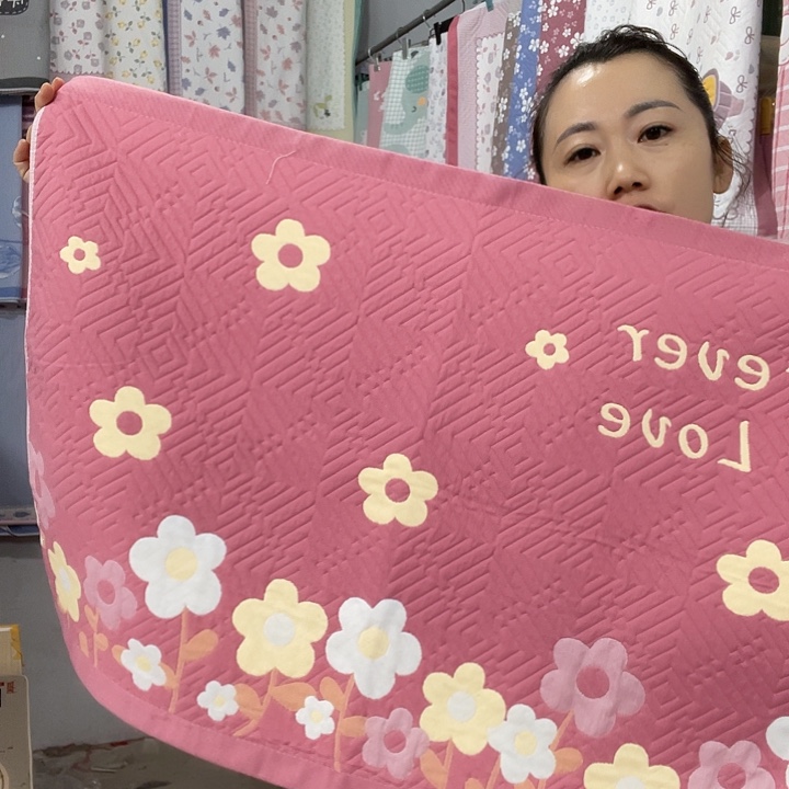 棉特价促销粉色字母花