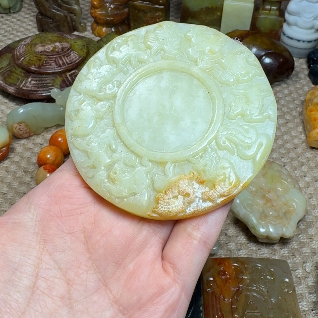 白玉菩提吊坠挂件