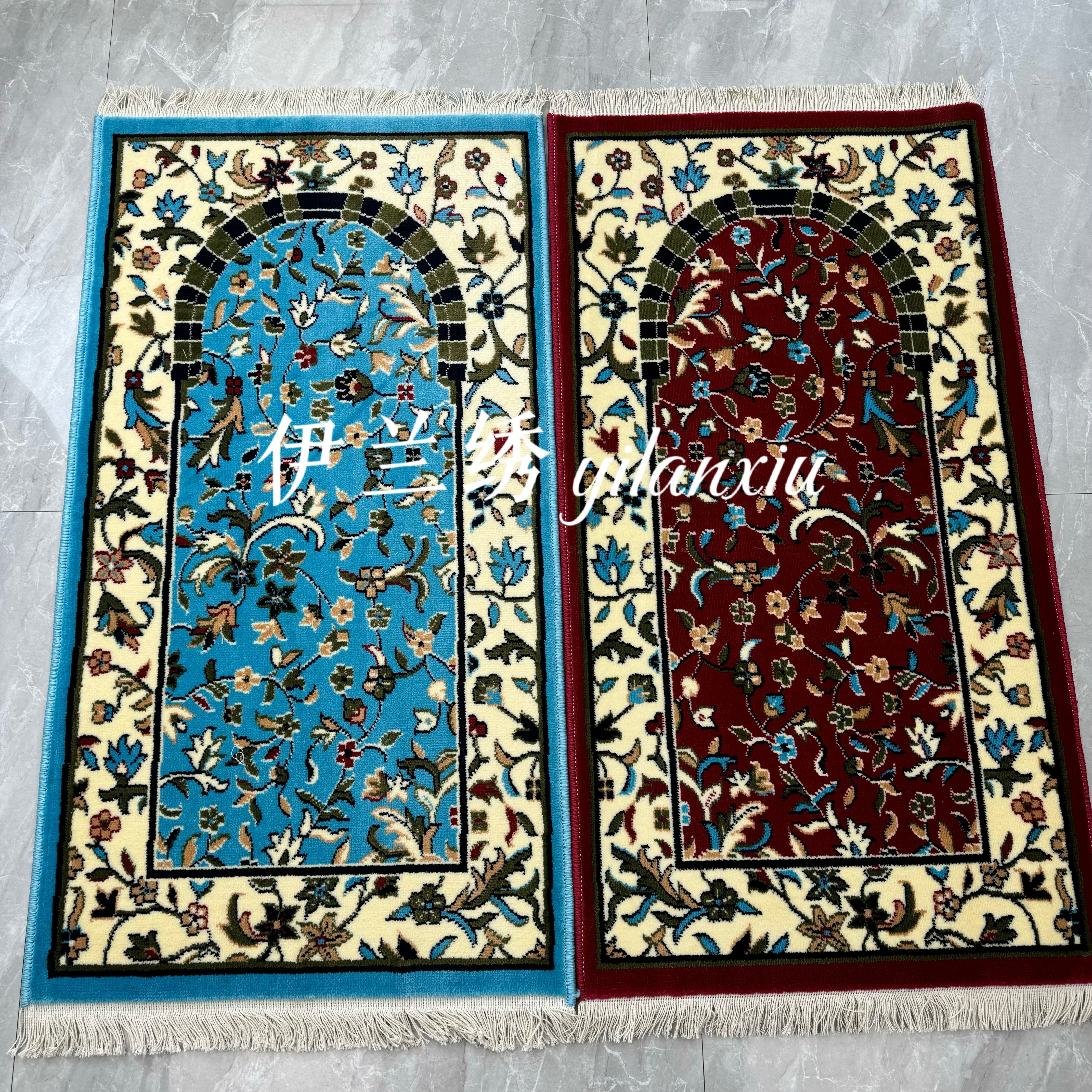 高档机织混纺毯子65×120精品高档加厚防滑机织毯子0011号地毯卧室