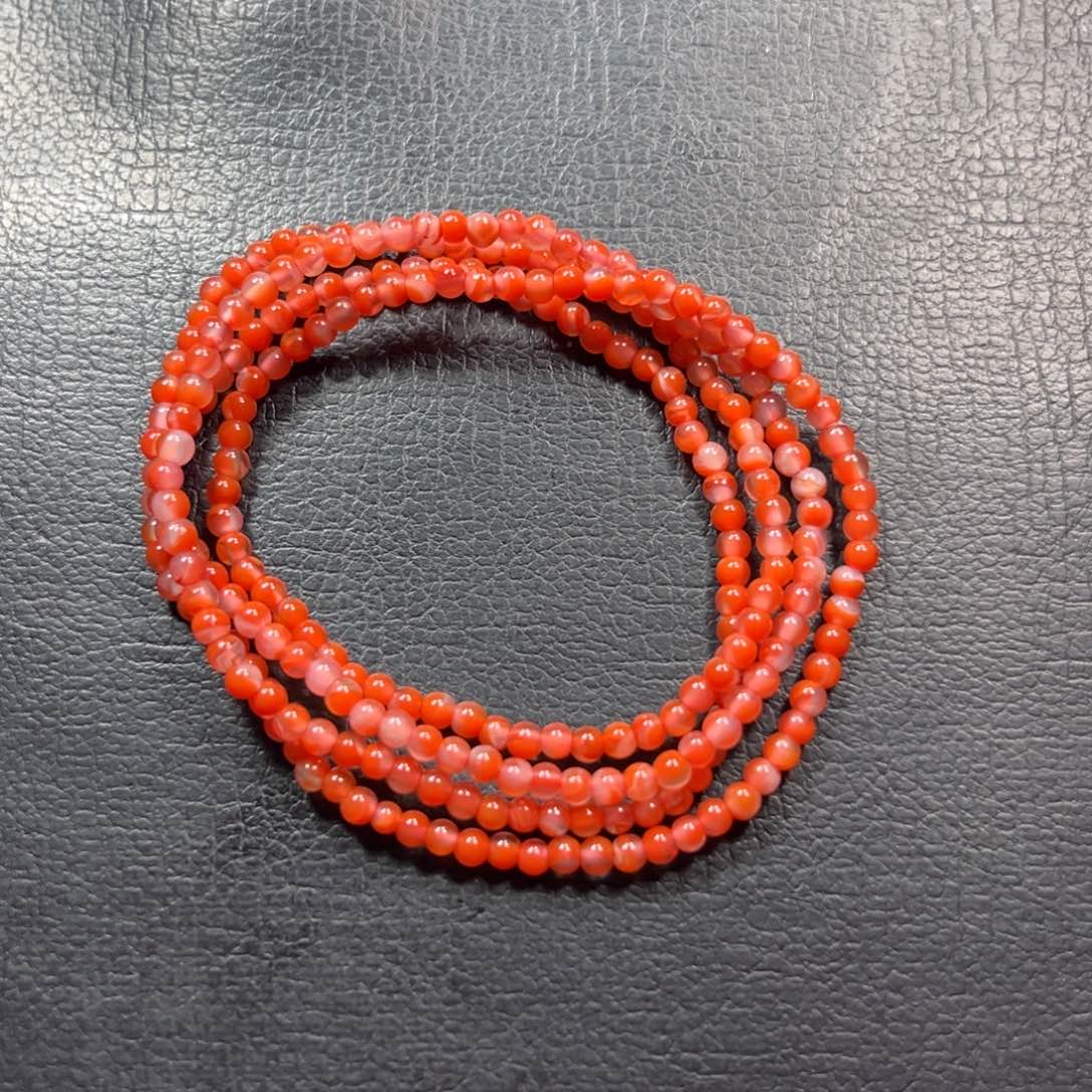 南红玛瑙未镶嵌干掌冰飘小米多圈