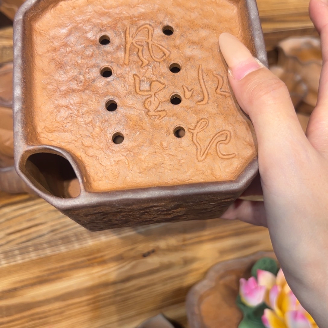 裸烧老岩泥原矿茶具