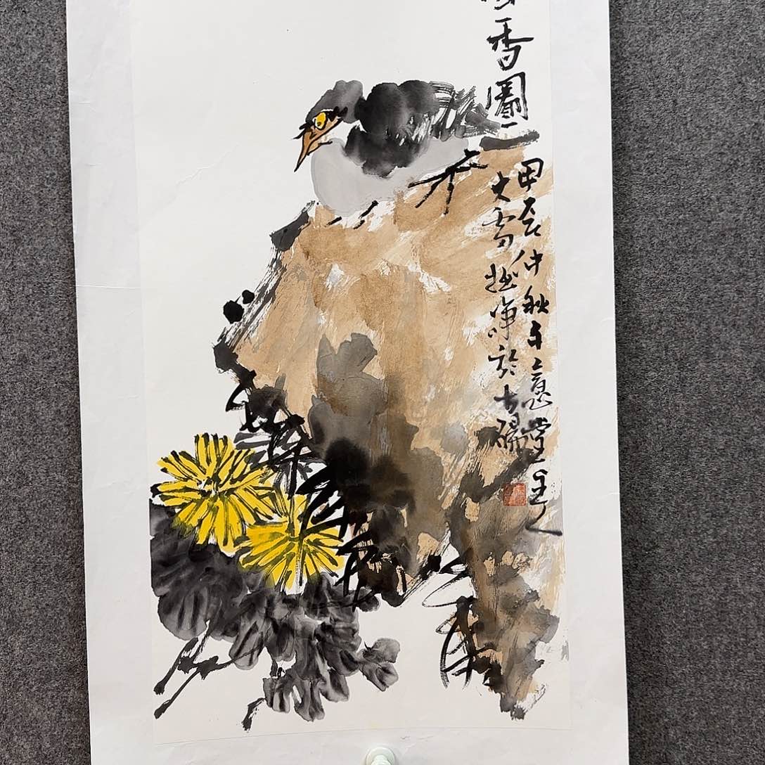 国画大雷老师手绘作品