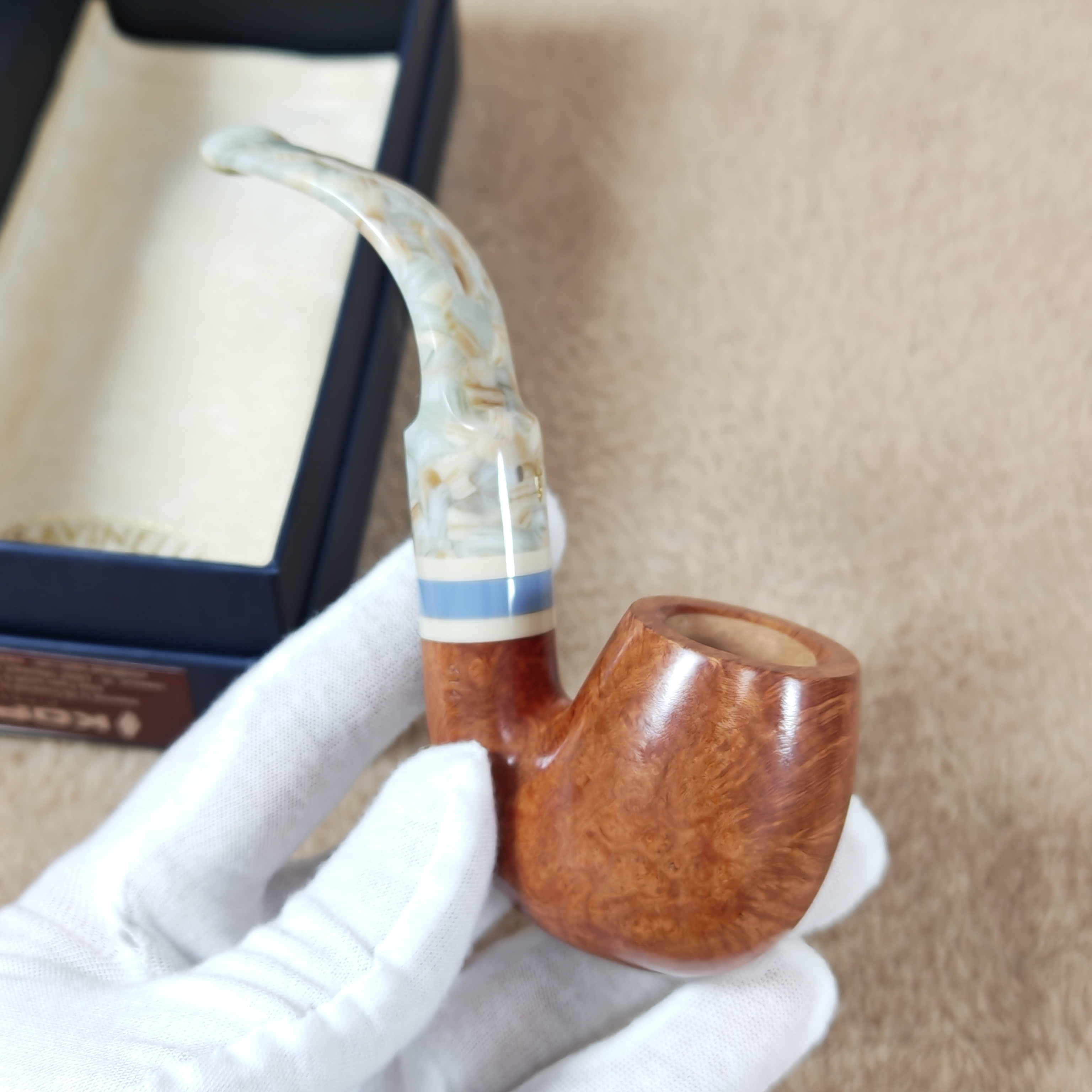 全新意大利沙芬SAVINELLI烟斗 萨索SASSO系列 614光面 石楠木烟斗