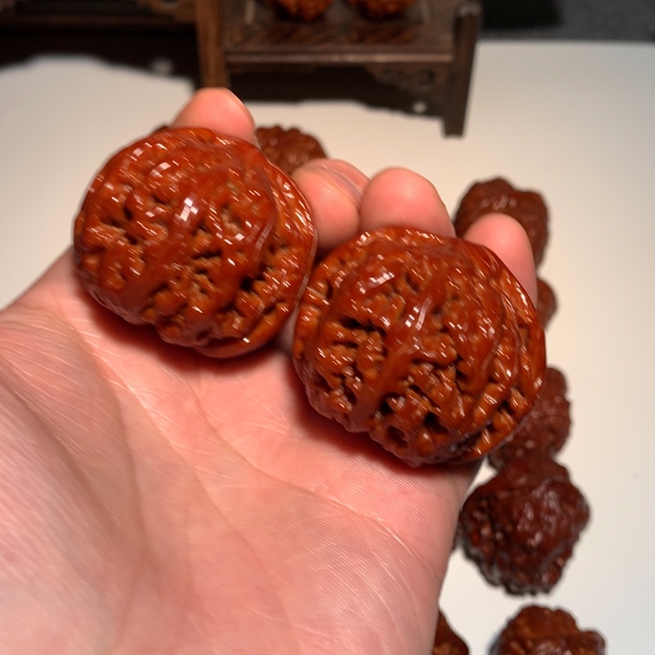 窜***猴吊坠桃核粗筋8WCH#00#