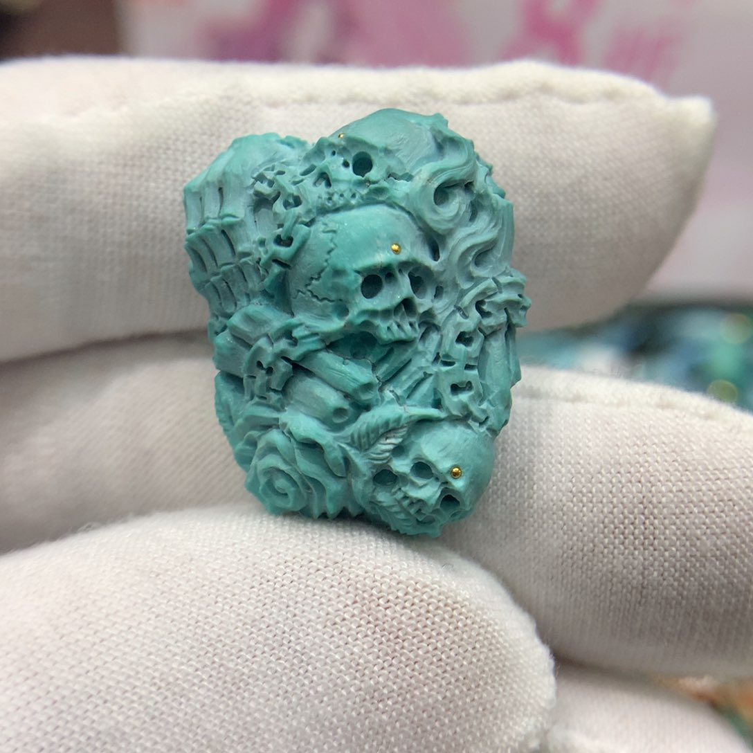 绿松石珠宝奇石未镶嵌