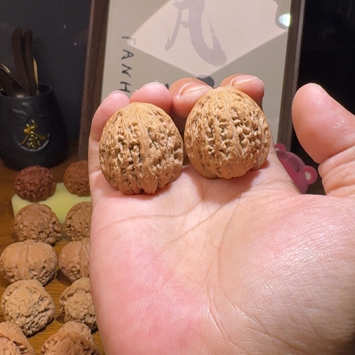 吊坠文玩核桃34尺寸承德密纹